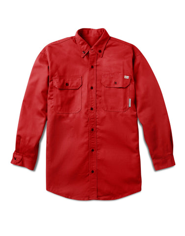 Rasco FR GlenGuard Uniform Shirt - RED (CLOSEOUT) Red / S