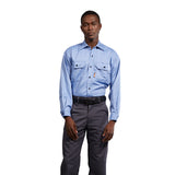 FR 88/12 Work Blue Uniform Shirt - Rasco FR