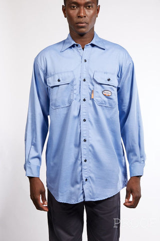 Rasco FR 88/12 Uniform Shirt - Work Blue (CLOSEOUT)