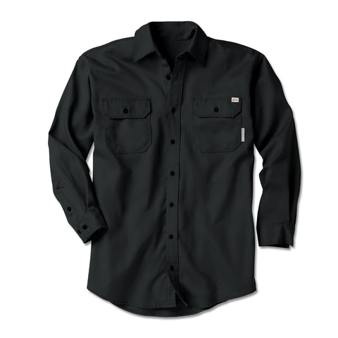 Rasco FR GlenGuard Uniform Shirt - BLACK (CLOSEOUT) Black / S